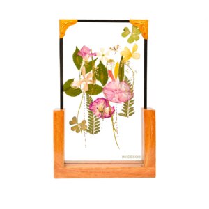 Daisy Vinca Pink Oleander with Heart Leaves Table Top 6*10