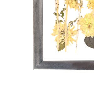 Red and White Marigold with Daisy Wall Frame 8*8