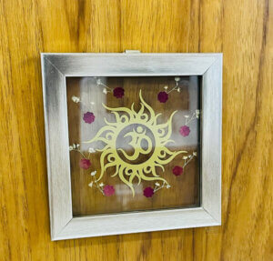 OM WIth Red Roses Wall Frame 4*4