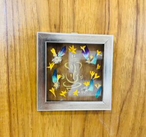 Ganesha WIth Orchid Wall Frame 4*4